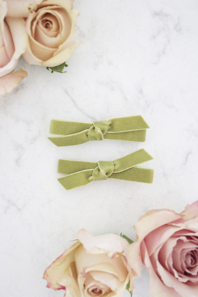 Moss Paisley Clip Set - Arrow & Lace Designs