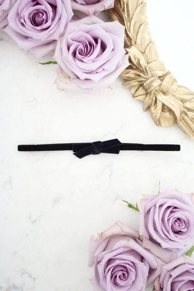 Black Paisley Adjustable Headband - Arrow & Lace Designs